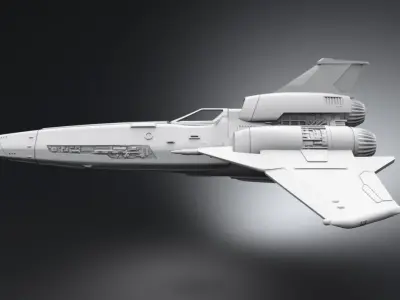 Colonial Viper MKIII Scale model 3D print model