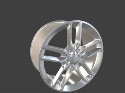 wheel  from Chevrolet  CORVETTE  wheel   Low-poly 3D model