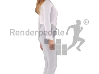 Melanie Animated 001 Standing