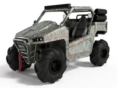 Amphibious ATV 3D model buy