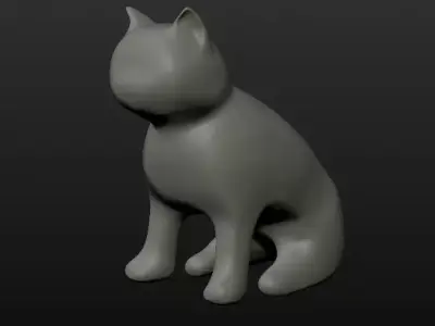 Little kitten 3D model