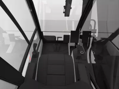 Volvo EC300F Excavator Low-poly 3D model