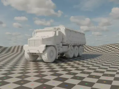 Armored Truck 3D model purchase