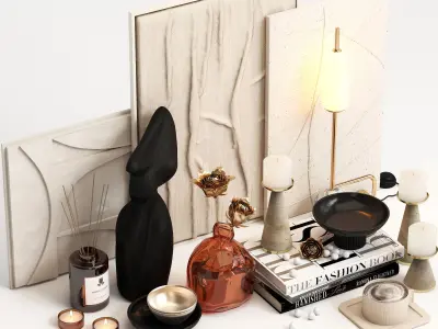 decorative-set-01 home decor 3D model