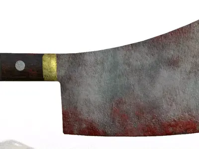 Butcher knife 3D model