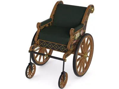 Off road Wheelchair 3D model