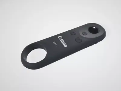 Canon BR-E1 Wireless Remote Control Low-poly 3D model
