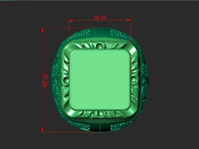 MEN S VINTAGE RING Printable Model 3D print model