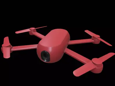 Camera Drone Pbr 3D model