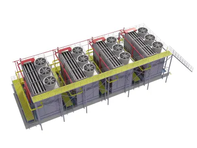Rooftop Cooling Unit  3D model