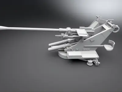 Flak 37 Scale Model 3D print model