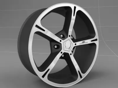 Wheel AC Schnitzer 3D model