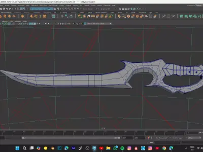 dragger model  Low-poly 3D model