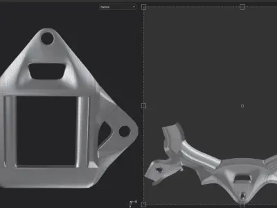 tactical mount 3D model