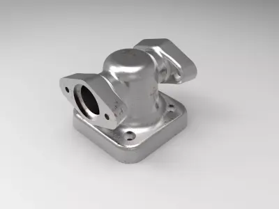 Tee Fitting Free 3D model