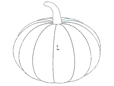 3D Art Surface Pumpkin 3D print model