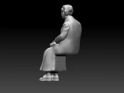 PASSENGER 3D print model 15