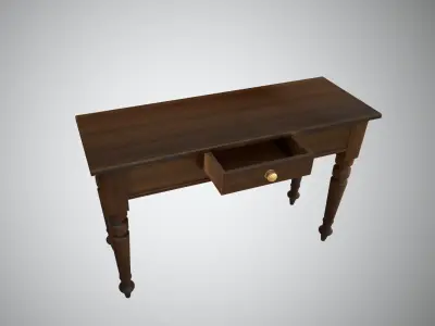Antique console table Low-poly 3D model