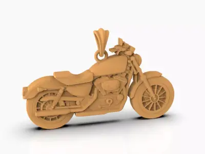 Motorcycle 3D-print model file 3D print model
