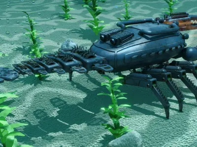 Robot lobster 3D model