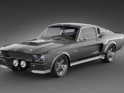 Shelby GT500 1967 3D model