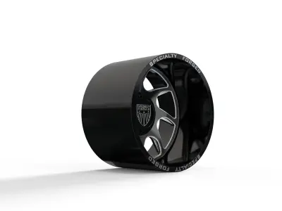 REAR SPECIALITY FORGED D032 WHEEL 3D MODEL 3D model