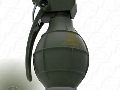 German DM61 DM61A1 hand grenade assembly moulage 3D model