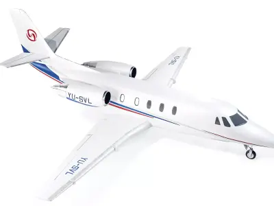 Cessna Citation XLS Private Jet 3D model