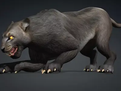 Leopard Hybrid B1 Free low-poly 3D model