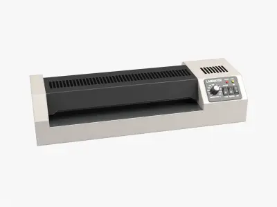 Laminating Machine Low-poly 3D model