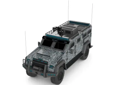 SWAT Vehicle 3D model