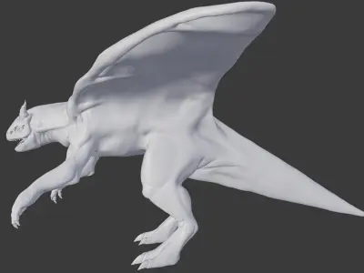 HighPoly Insect Dragon 3D model