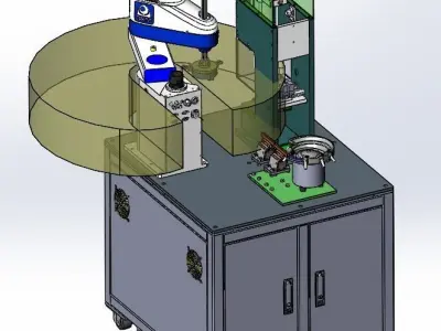 Relay automatic assembly line 3D model