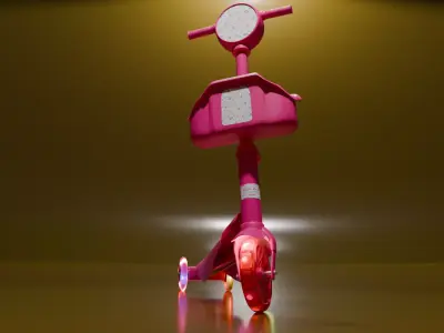 SCOOTER KIDS 3D model