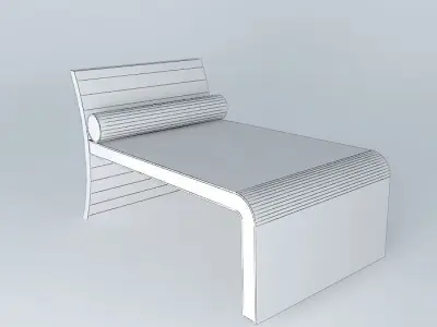 Long chair Free 3D model
