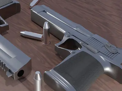 Desert Eagle 3D model 4