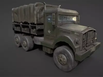Truck army 3D model
