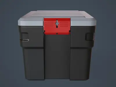 storage box Low-poly 3D model buy