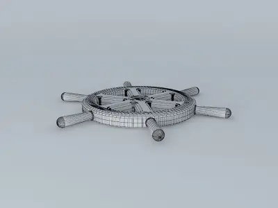 Steering wheel UFSC 3D model