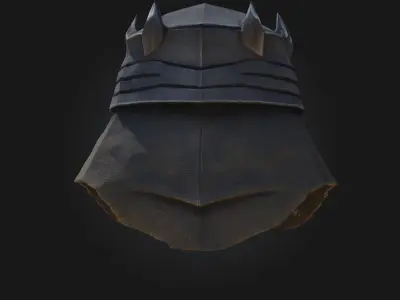 Warrior Dreadhelm  3D Model of Fearsome Battle Armor 3D model