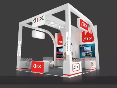 Exhibition - Area -6X6-3DMAX2012-012 3D model