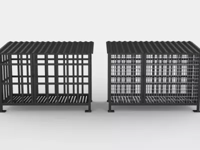 storage cage 3D model
