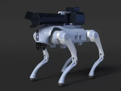 Thermonator Robot Dog 3D model