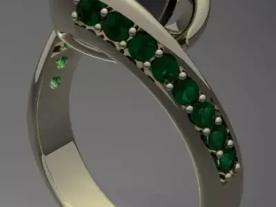 Rendering Anello C Free 3D model