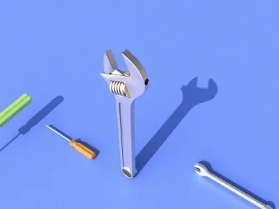 Basic tools collection 3D model