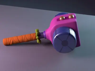 Stylized Hammer 3D model