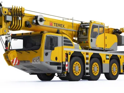 Terex Challenger 3160 Mobile Crane 3D model