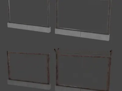 Military Barricade Pack 3D Model Collection
