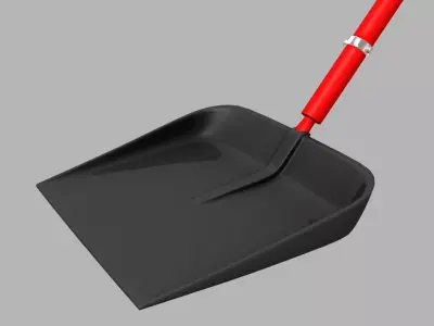 shovel 3d model 3D model