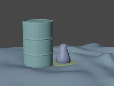 LIQUID DRUM  Free 3D model